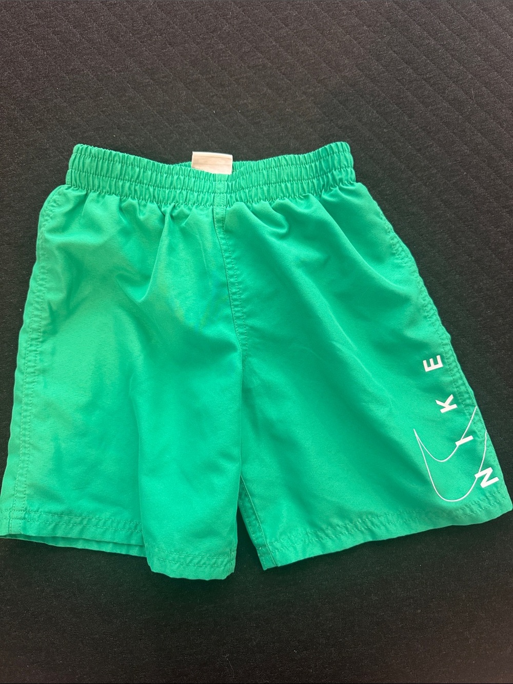 Nike Teal Green Kids Athletic Shorts with Logo